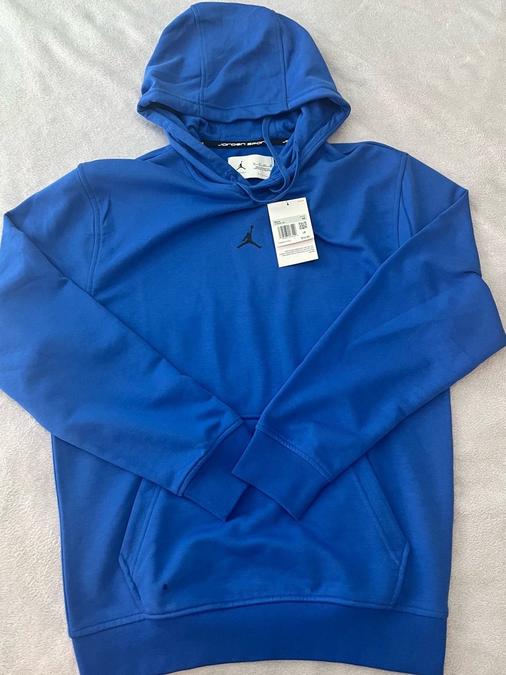 Jordan Men's Blue Pullover Hoodie - Jumpman Logo size extra small